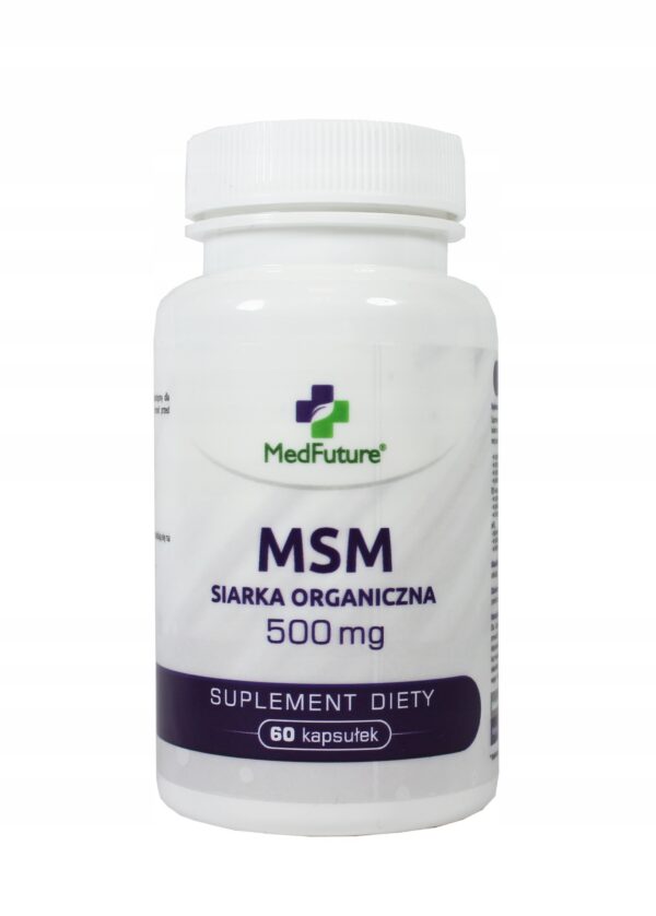 Suplement diety MedFuture MSM 500 mg 60 kapsułek