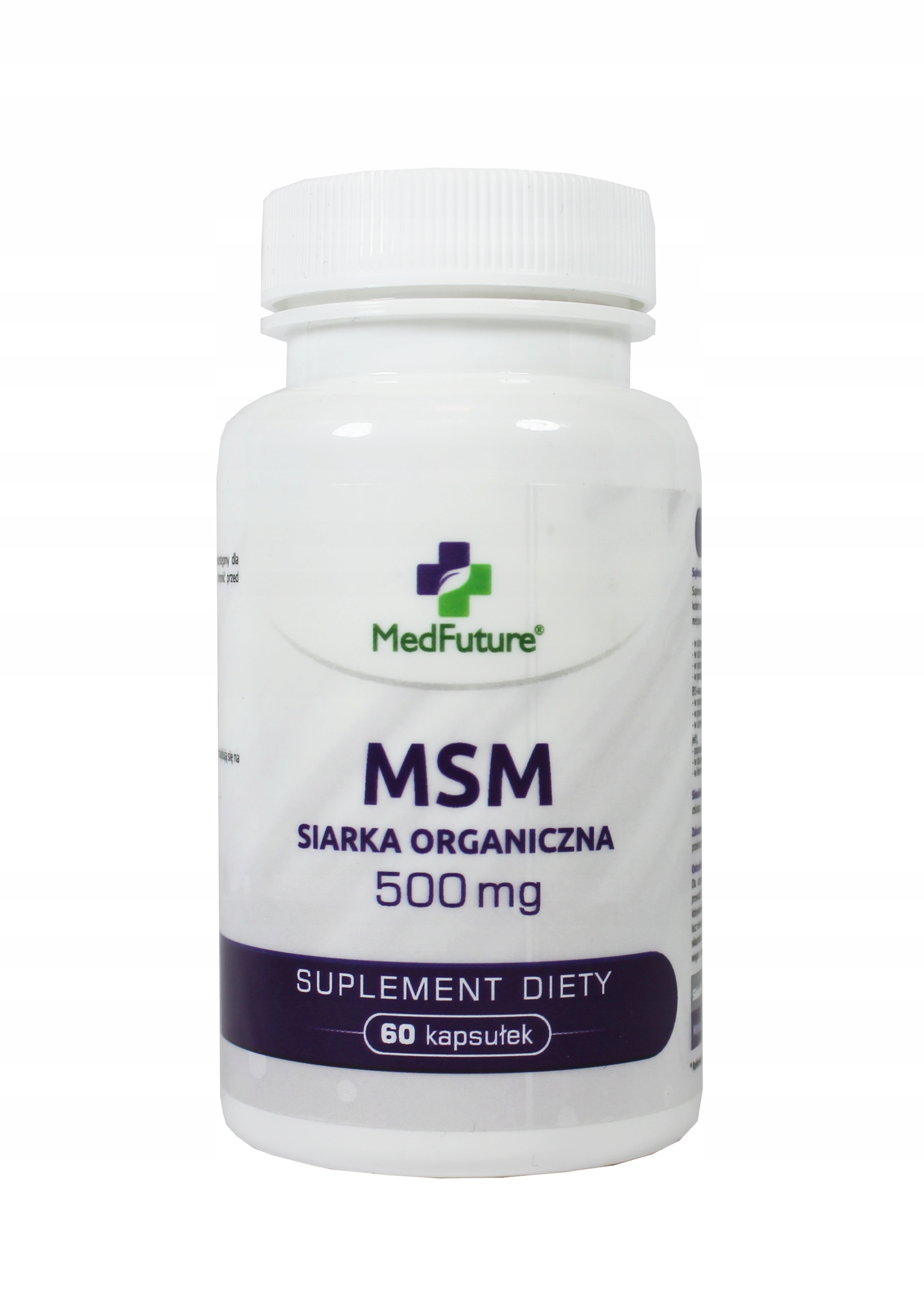 Suplement diety MedFuture MSM 500 mg 60 kapsułek