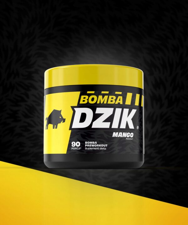 WK DZIK BOMBA 300g PRZEDTRENINGÓWKA POMPA POBUDZENIE SKUPIENIE - MANGO