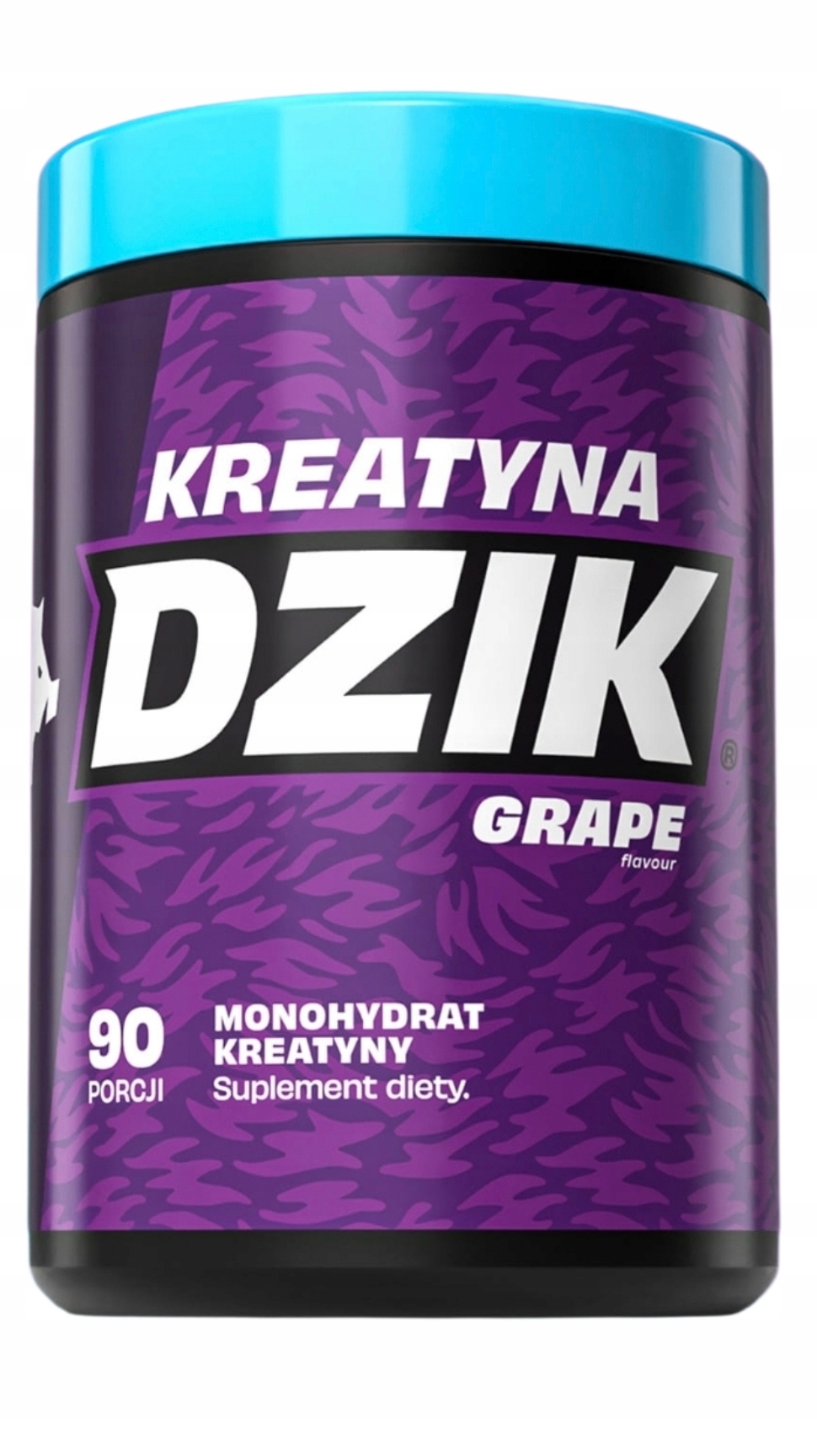 WK DZIK KREATYNA MONOHYDRAT 369g SIŁA WYTRZYMAŁOŚĆ REGENERACJA - WINOGRON