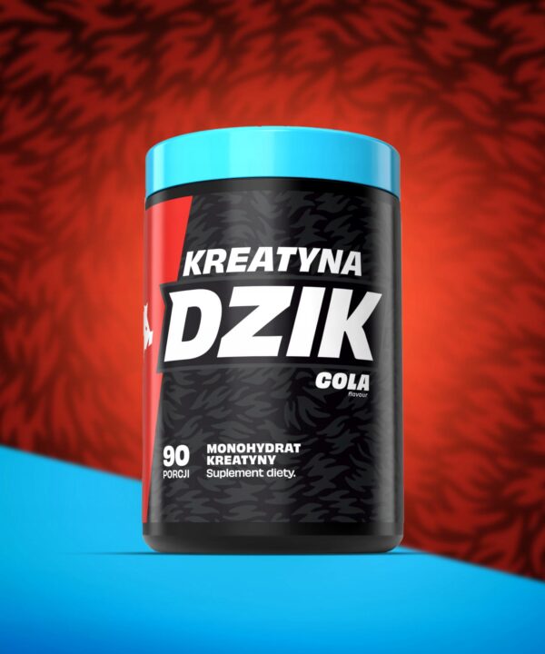 WK DZIK KREATYNA MONOHYDRAT 369g SIŁA WYTRZYMAŁOŚĆ REGENERACJA - COLA