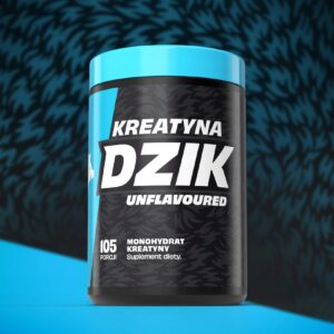 WK DZIK KREATYNA MONOHYDRAT 369g SIŁA WYTRZYMAŁOŚĆ REGENERACJA - NATURALNA