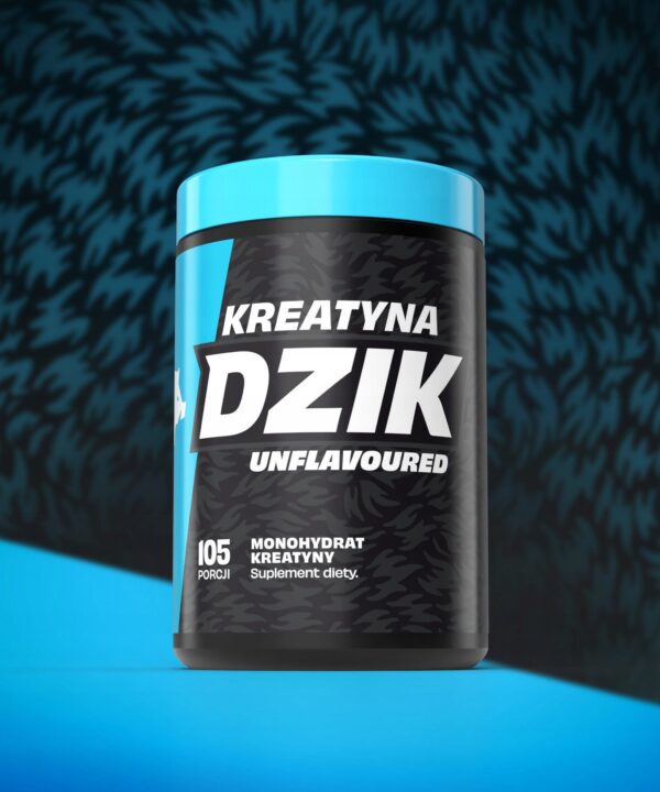WK DZIK KREATYNA MONOHYDRAT 369g SIŁA WYTRZYMAŁOŚĆ REGENERACJA - NATURALNA