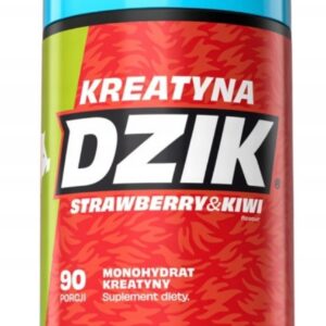 WK DZIK KREATYNA MONOHYDRAT 369g SIŁA WYTRZYMAŁOŚĆ TRUSKAWKA KIWI