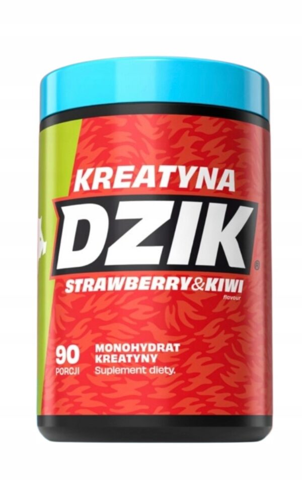 WK DZIK KREATYNA MONOHYDRAT 369g SIŁA WYTRZYMAŁOŚĆ TRUSKAWKA KIWI