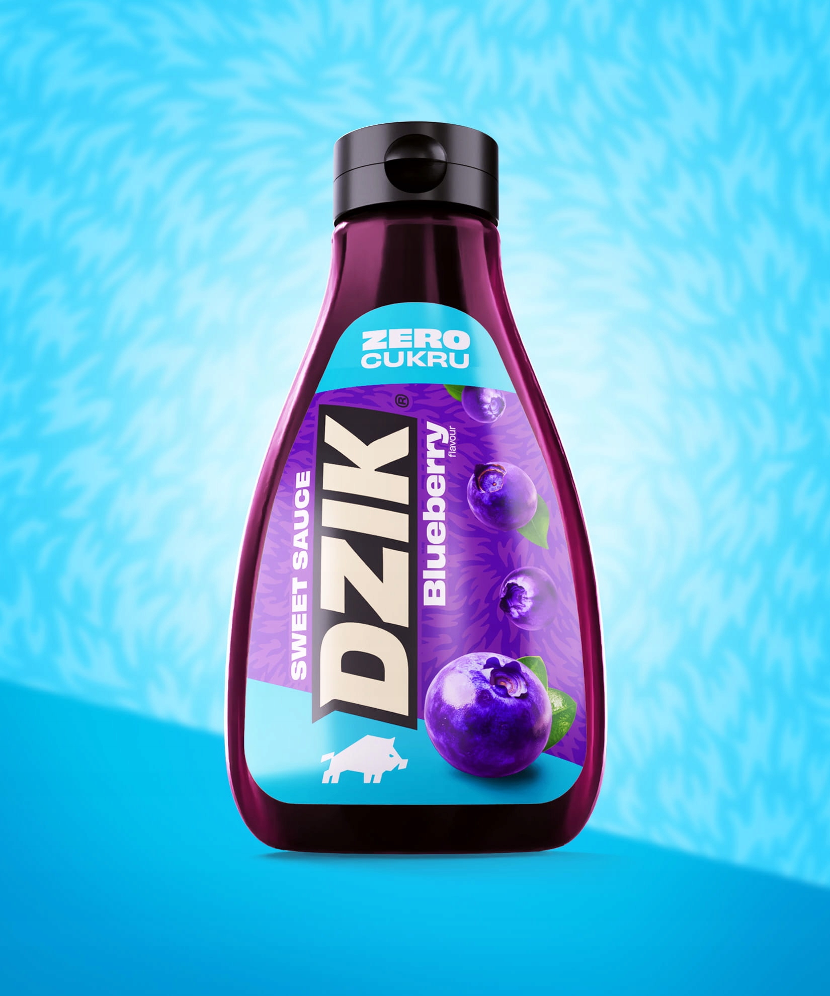 WK DZIK SOS DO DESERÓW BEZ CUKRU 425ml - JAGODA