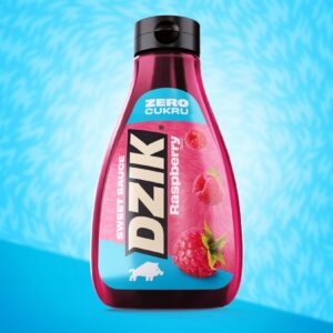 WK DZIK SOS DO DESERÓW BEZ CUKRU 425ml - MALINA