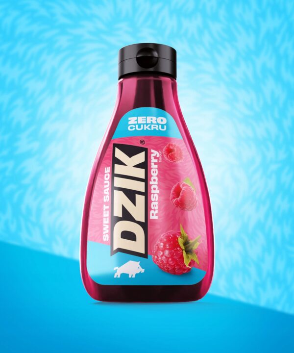 WK DZIK SOS DO DESERÓW BEZ CUKRU 425ml - MALINA