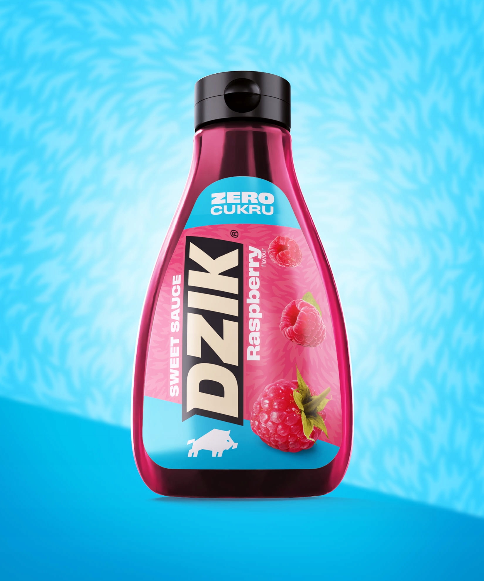 WK DZIK SOS DO DESERÓW BEZ CUKRU 425ml - MALINA