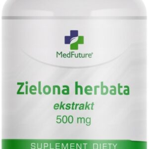 Zielona herbata ekstrakt 500 mg ANTYOKSYDANT Medfuture 60 kapsułek